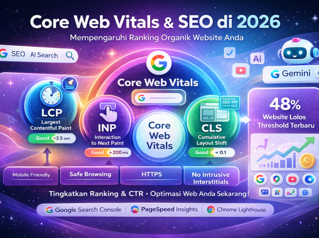 Core Web Vitals 2026: Panduan Optimasi untuk Ranking Lebih Baik Core Web Vitals 2026: Panduan Optimasi untuk Ranking Lebih Baik