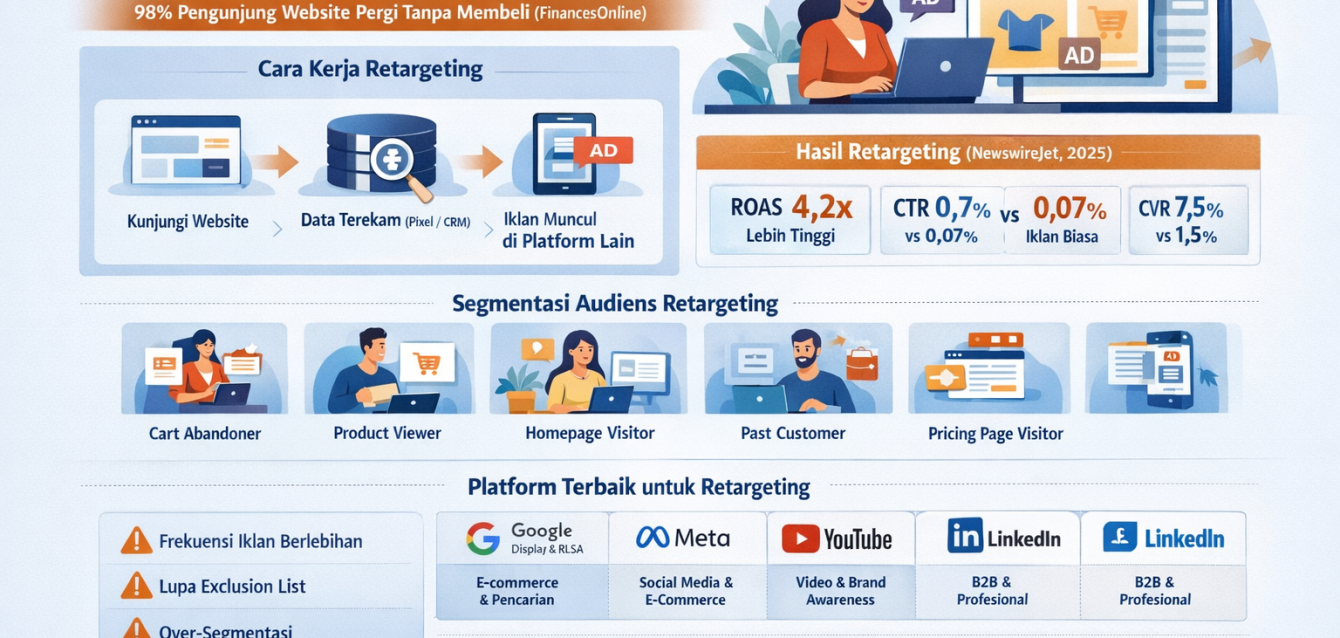 Retargeting Strategy: Cara Convert Pengunjung yang Belum Beli Retargeting Strategy: Cara Convert Pengunjung yang Belum Beli