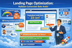 Landing Page Optimization: 10 Teknik Meningkatkan Conversion Rate