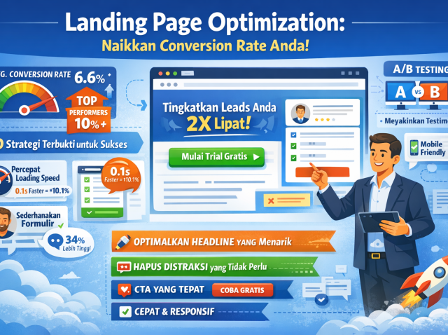 Landing Page Optimization: 10 Teknik Meningkatkan Conversion Rate