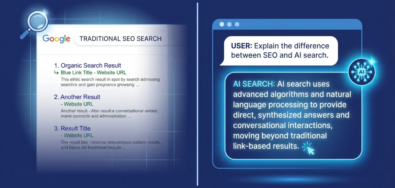 traditonal seo vs ai search traditonal seo vs ai search