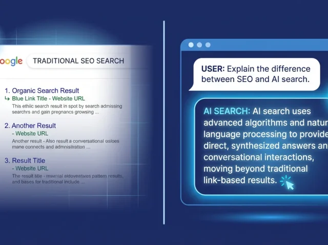 traditonal seo vs ai search
