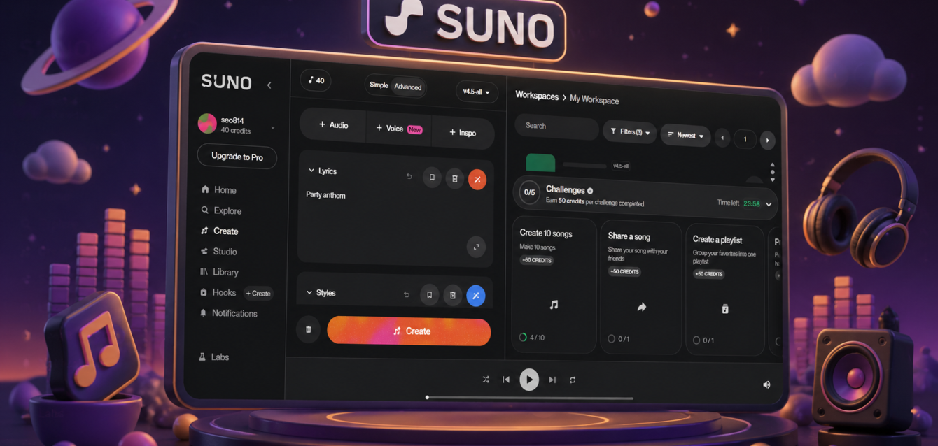 Cara Buat Lagu di Suno AI dan Download MP3 Gratis (Panduan 2026)