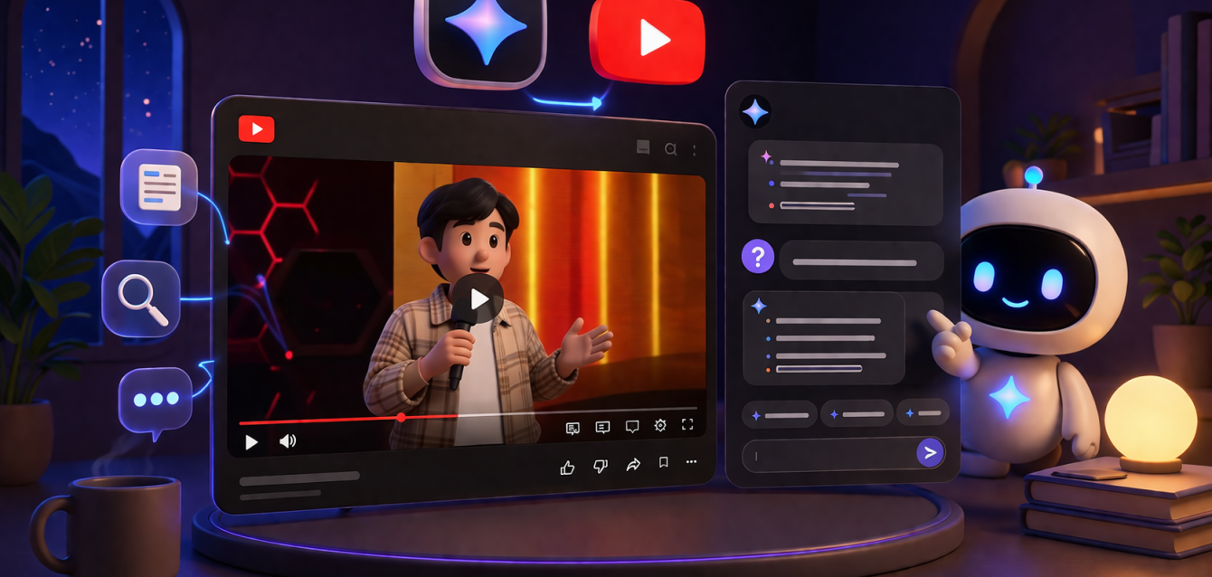 Cara Pakai Fitur Gemini AI di YouTube Langsung untuk Ringkas dan Tanya Isi Video
