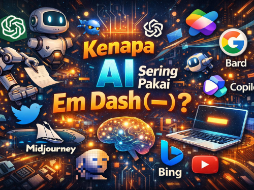 Kenapa AI Sering Pakai Em Dash (—) ? Ternyata ini Alasannya!
