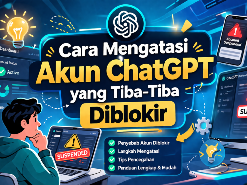Cara Mengatasi Akun ChatGPT yang Tiba-Tiba Diblokir atau Suspended Tanpa Sebab Jelas