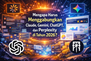 Cara Kombinasikan Claude, Gemini, ChatGPT & Perplexity sebagai Digital Marketer 2026