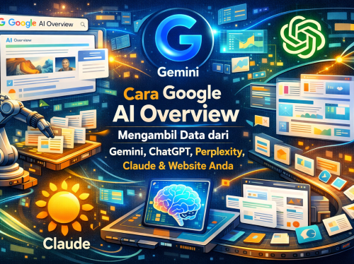 Cara Google AI Overview Mengambil Data dari Gemini, ChatGPT, Perplexity, Claude & Website Anda di 2026
