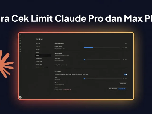 cara cek limit claude