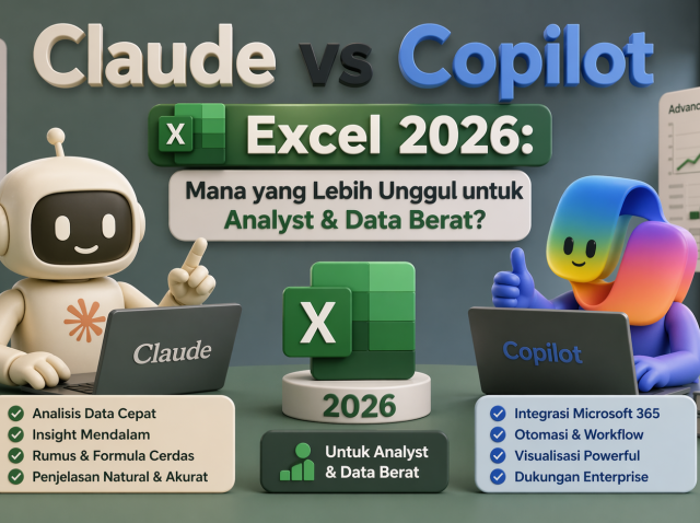 Claude vs Copilot Excel 2026: Mana yang Lebih Unggul untuk Analyst & Data Berat?
