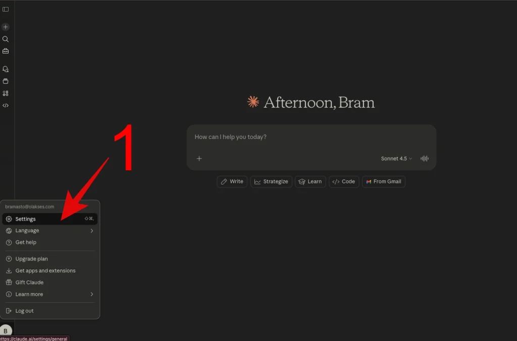 langkah 1 cek limit claude