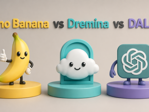 nanobanana vs dremina vs dall e
