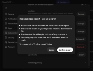 Cara Export Isi Chat ChatGPT