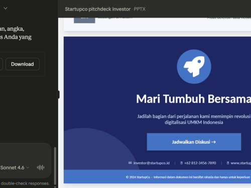 Cara Pakai Claude AI Free untuk Bikin Slide PowerPoint (PPT) 2026