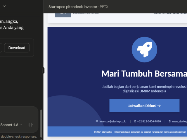 Cara Pakai Claude AI Free untuk Bikin Slide PowerPoint (PPT) 2026