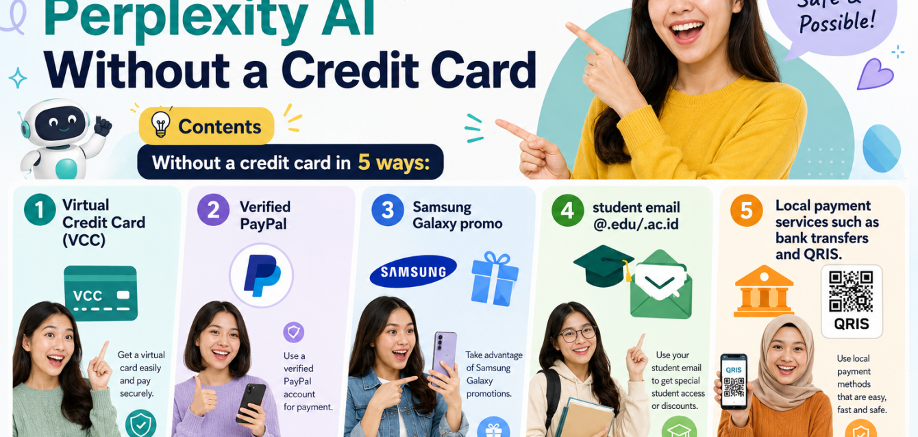 Cara Bayar Perplexity AI Tanpa Kartu Kredit Cara Bayar Perplexity AI Tanpa Kartu Kredit