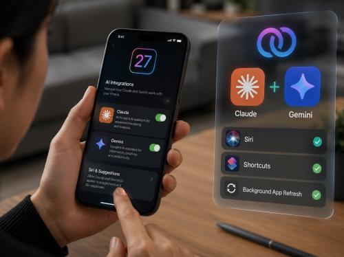 Cara Mengaktifkan Integrasi Claude dan Gemini di iOS 27
