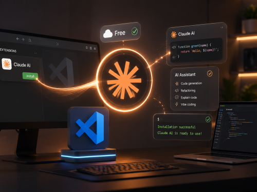 Cara Pasang Claude AI Gratis di VS Code untuk Vibe Coding