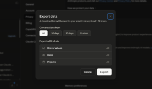 Cara Export Isi Percakapan Claude AI