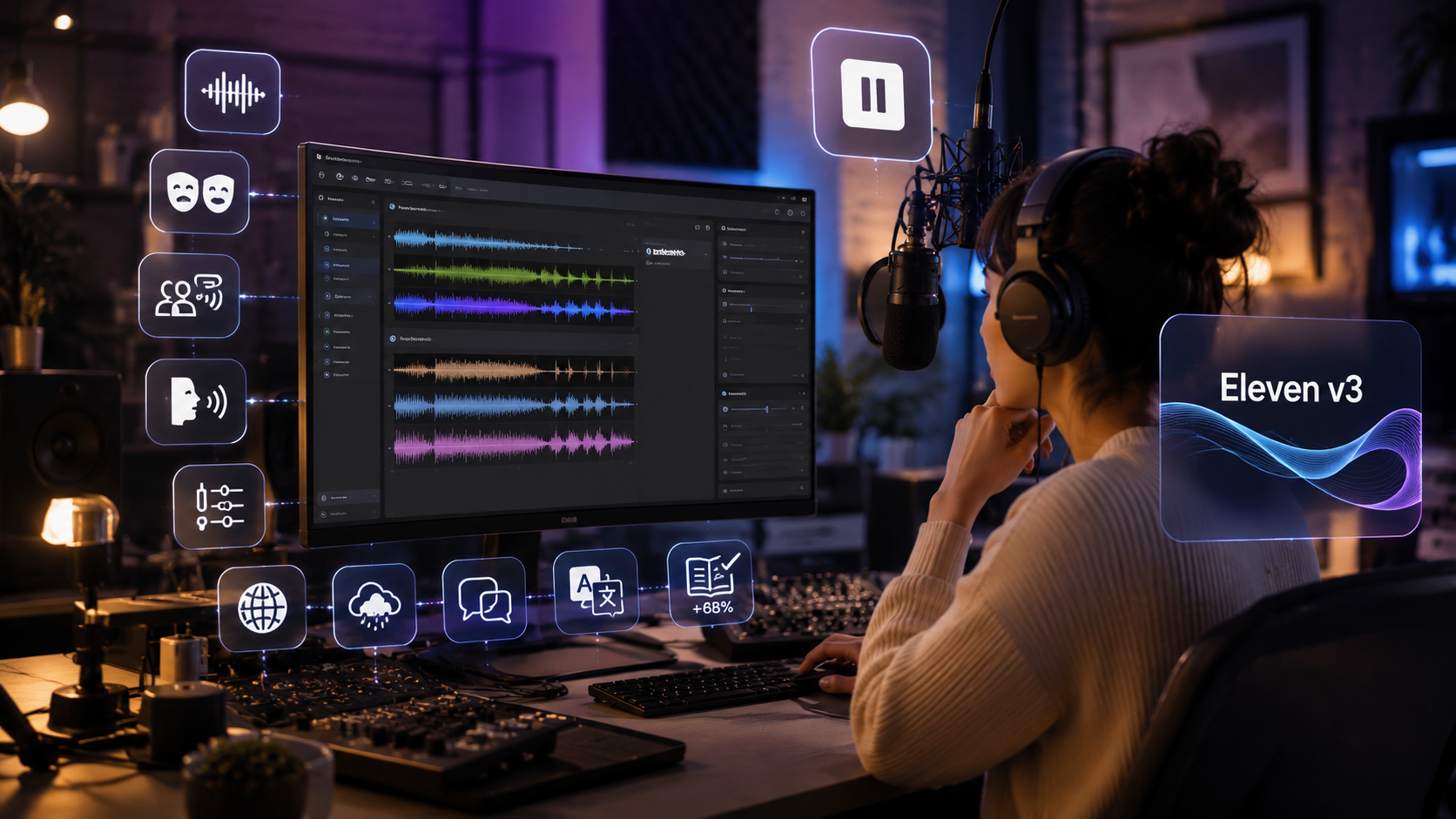 11 Fitur Baru ElevenLabs Eleven v3 - AI-Powered Digital Advertising ...
