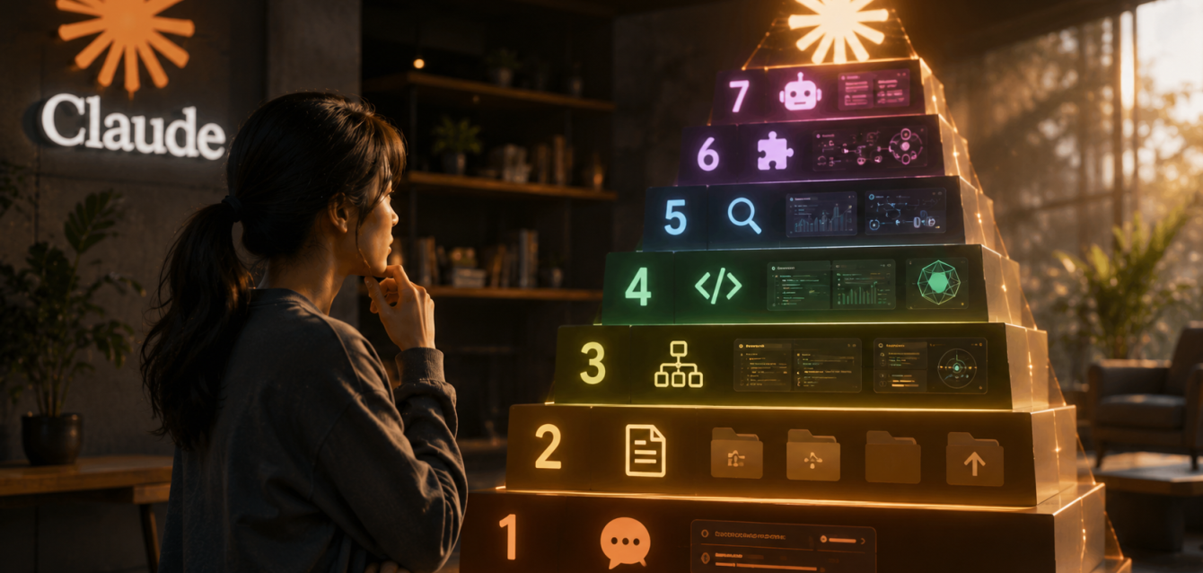Claude AI Punya 7 Level, Kebanyakan Orang Baru Sampai Level 2 Claude AI Punya 7 Level, Kebanyakan Orang Baru Sampai Level 2