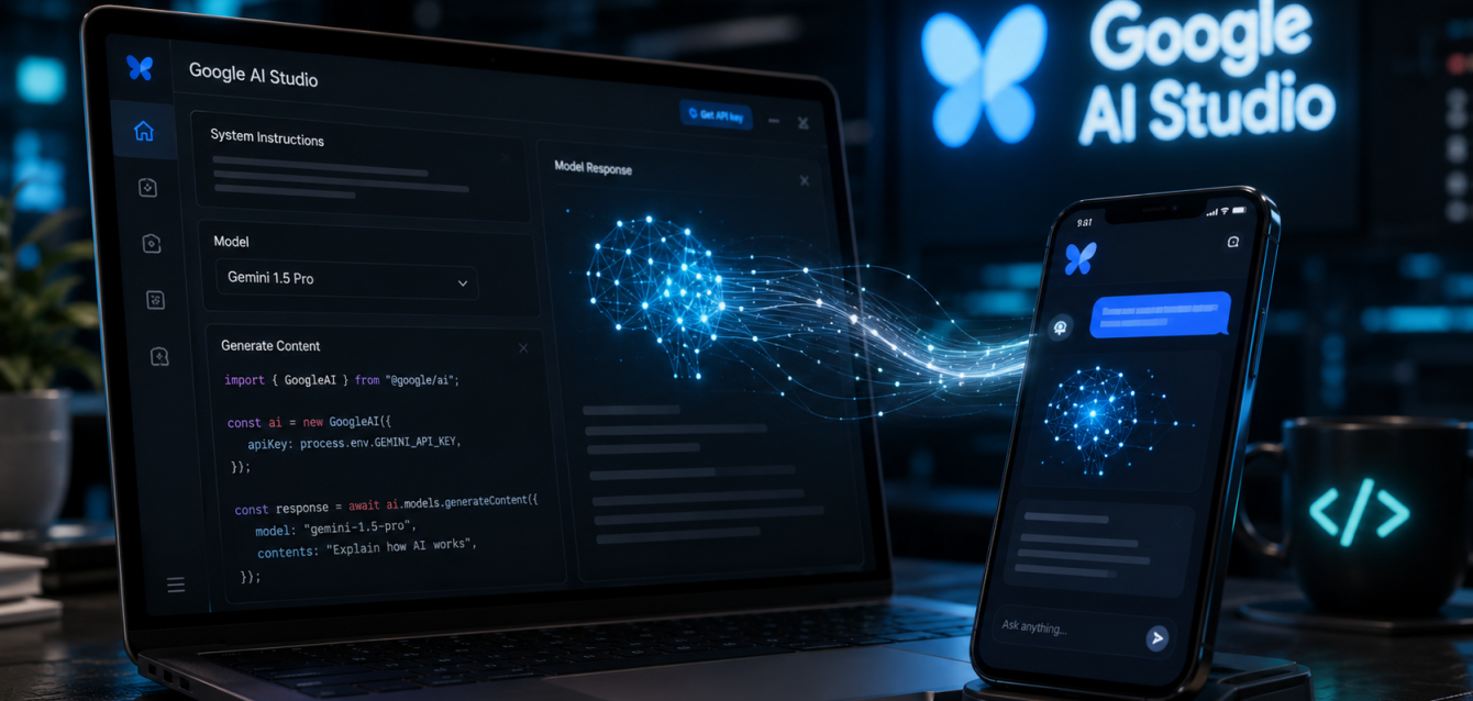 Cara Menghubungkan Google AI Studio ke Website dan Aplikasi Cara Menghubungkan Google AI Studio ke Website dan Aplikasi