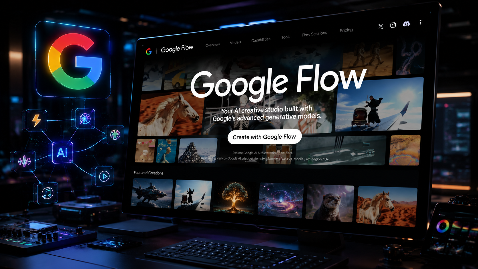 Cara Pakai Google Flow AI Untuk Animasi Logo Brand - AI-Powered Digital ...
