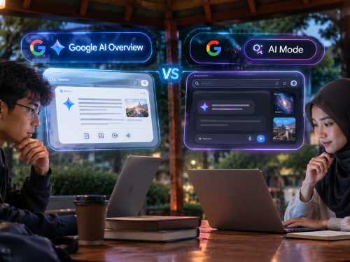 Google AI Overview (Ikhtisar AI) vs Google AI Mode Apa Bedanya