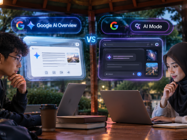 Google AI Overview (Ikhtisar AI) vs Google AI Mode Apa Bedanya