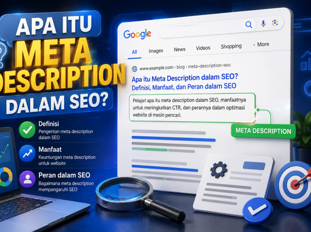 Apa itu Meta Description dalam SEO Definisi, Manfaat, dan Peran dalam SEO