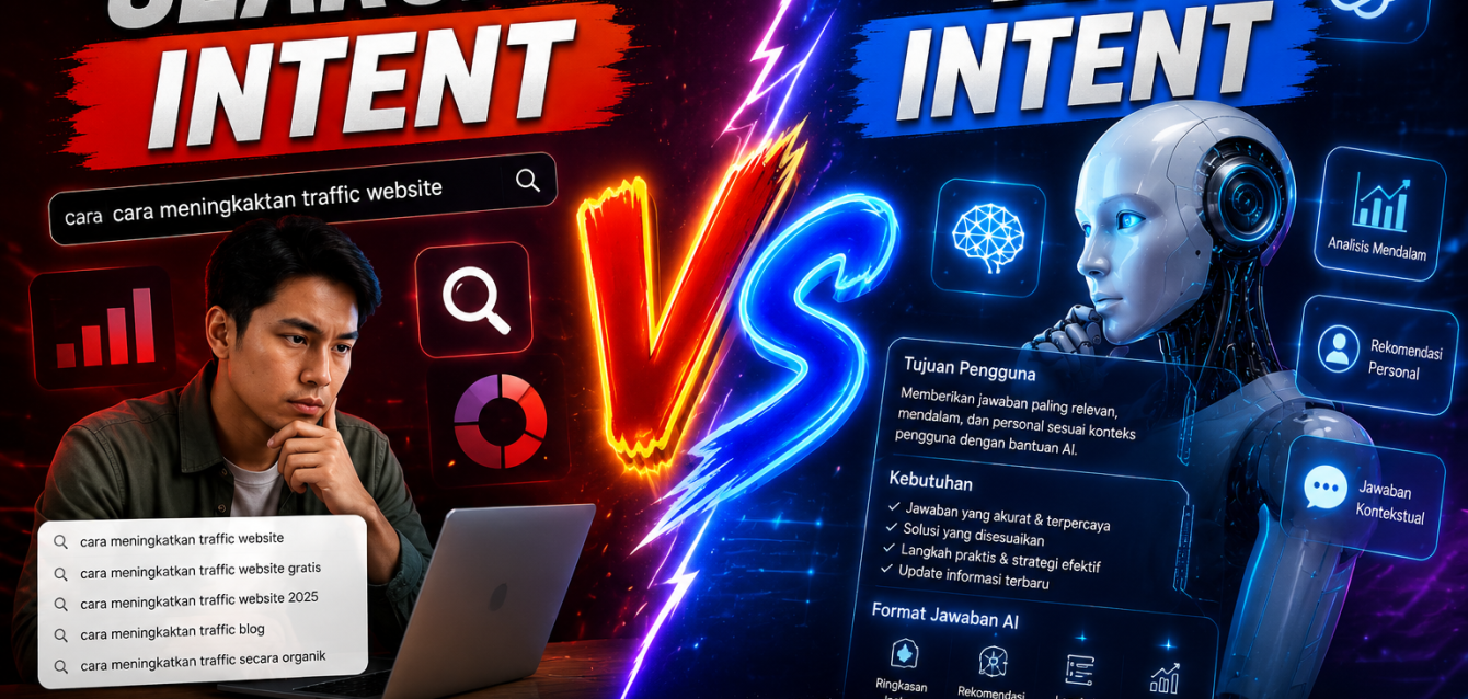 Search Intent vs AI Intent Apa Bedanya