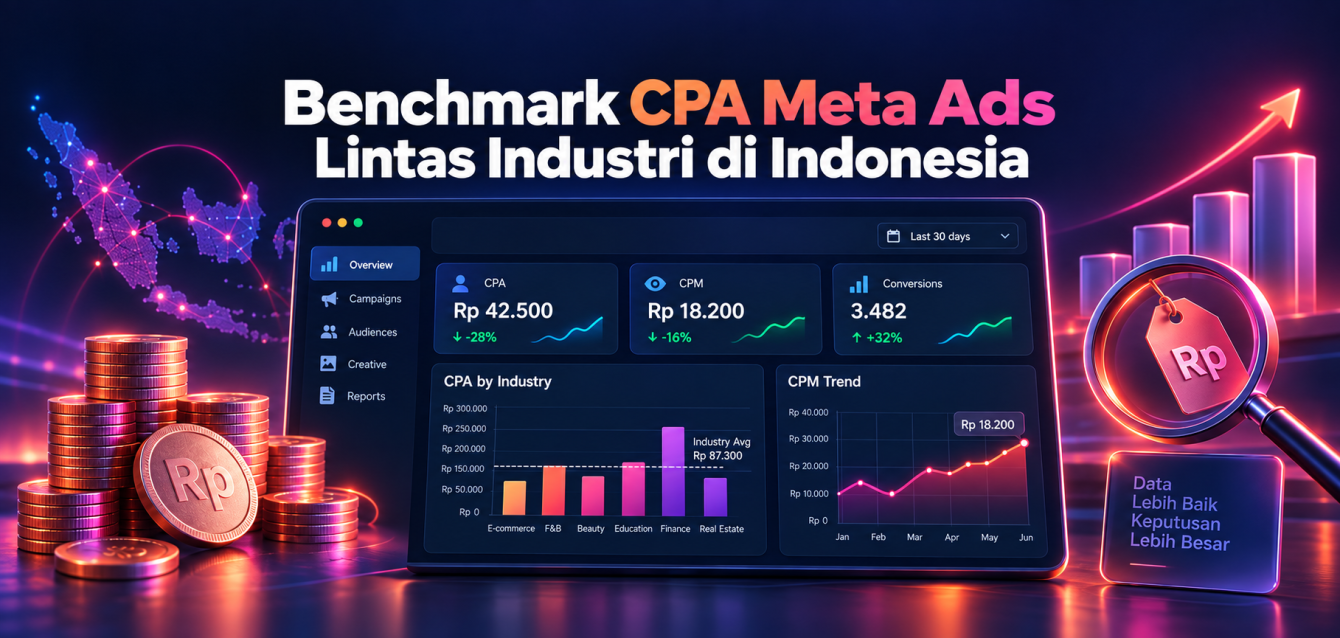 Benchmark CPA Meta Ads Lintas Industri di Indonesia