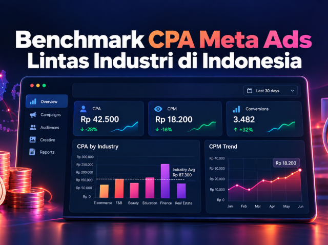 Bencmark CPA Meta ads Benchmark CPA Meta Ads Lintas Industri di Indonesia