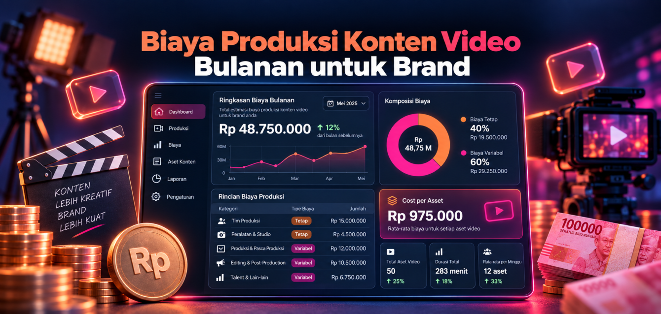 Biaya Produksi Konten Video Biaya Produksi Konten Video Bulanan Untuk Brand