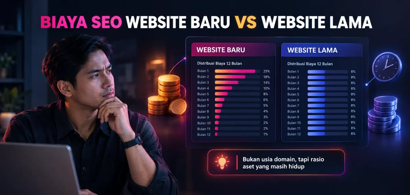 Biaya SEO Website Baru vs Website Lama