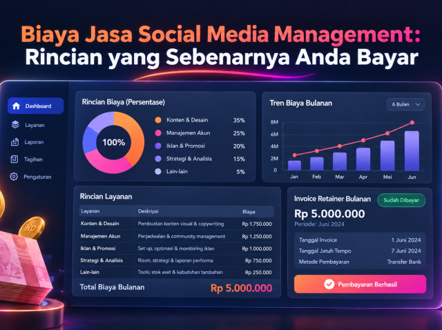 Biaya sosial management Biaya Jasa Social Media Management: Rincian yang Sebenarnya Anda Bayar