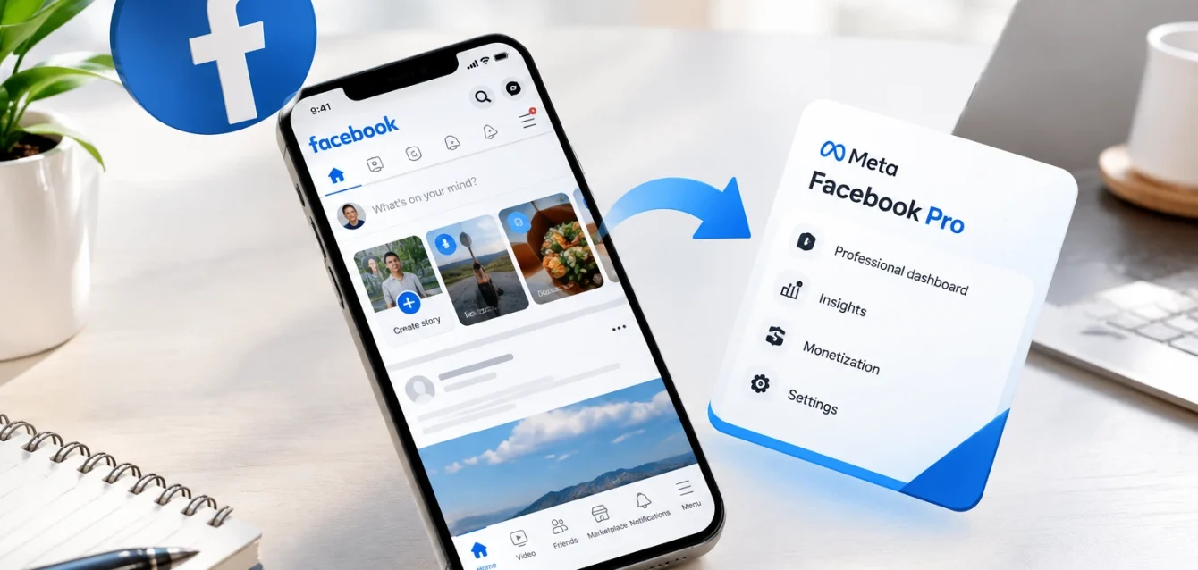 Cara Mengubah FB Biasa Menjadi FB Pro Tanpa Membuat Akun Baru Cara Mengubah FB Biasa Menjadi FB Pro Tanpa Membuat Akun Baru