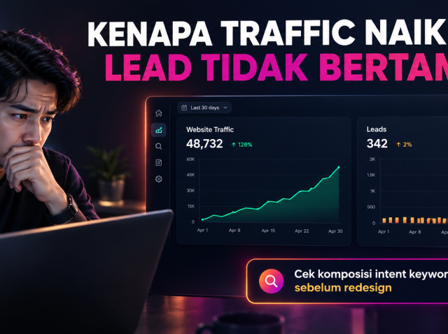 Kenapa Traffic Naik Tapi Lead Tidak Bertambah