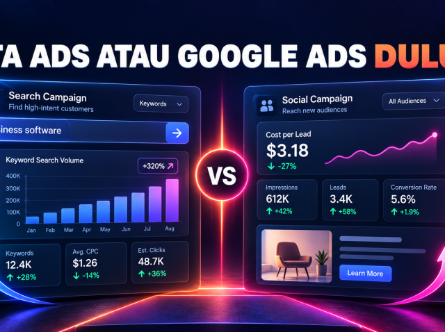 Meta ads atau google ads