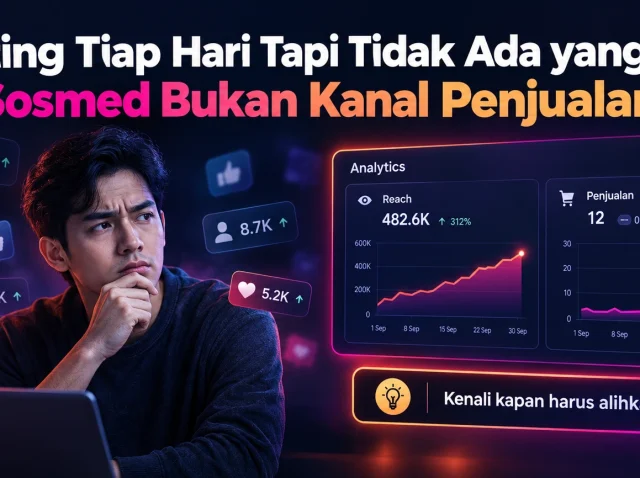 Posting Tiap Hari Tapi Tidak Ada yang Beli Kapan Sosmed Bukan Kanal Penjualan Posting Tiap Hari Tapi Tidak Ada yang Beli Kapan Sosmed Bukan Kanal Penjualan