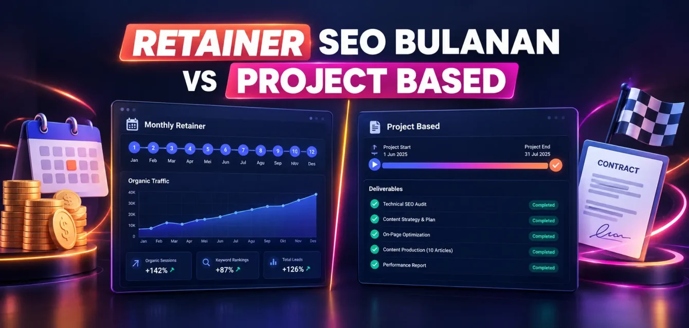 Retainer SEO Bulanan vs Project Based