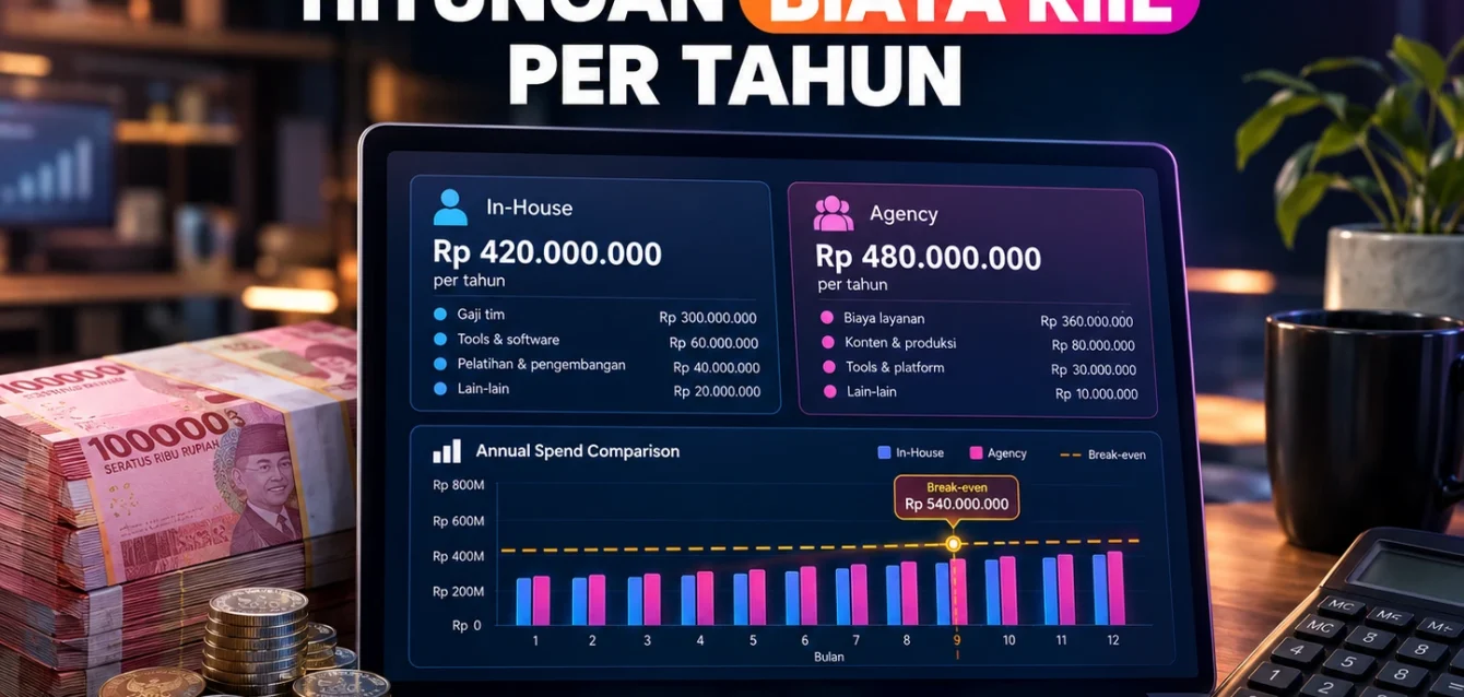 SEO In-House vs Agency Hitungan Biaya Riil per Tahun SEO In-House vs Agency Hitungan Biaya Riil per Tahun