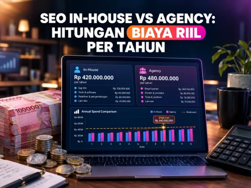 SEO In-House vs Agency Hitungan Biaya Riil per Tahun SEO In-House vs Agency Hitungan Biaya Riil per Tahun