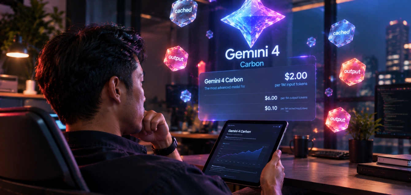 Harga Gemini 4 Carbon API: Biaya Input Token dan Output Token